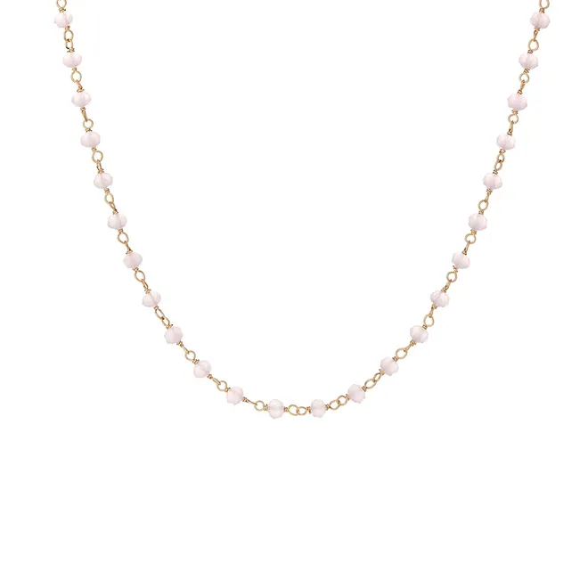 CHOKER Z KRYSZTAŁKAMI; SREBRNY POZŁACANY